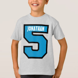 5:e födelsedagspojken sportdag nummer fem år A02A Tee Shirt
