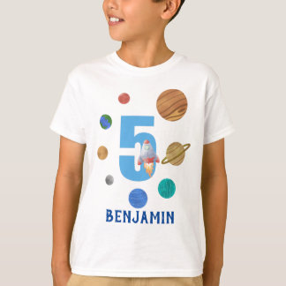 5:e födelsedagspresenten Solar System Planet T Shirt