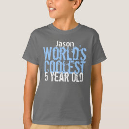5:e födelsedagspressen - världens äldsta 5-åring t shirt