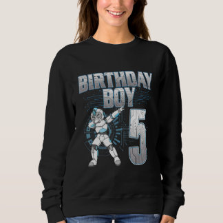 5:e födelsedagstjocken Dabbing Robot 5 Years Old B T Shirt