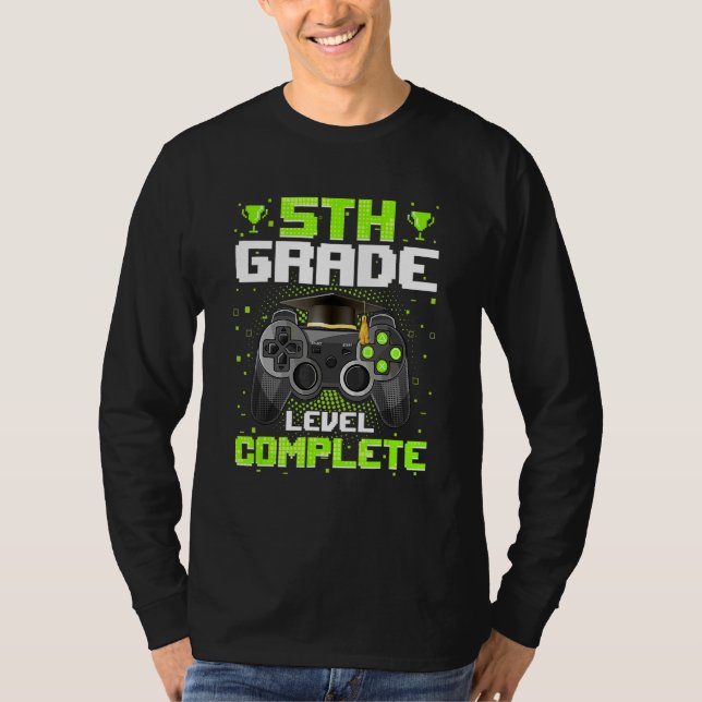 5:e fullständiga videospelaren för Studenten på Kl T Shirt (Framsida)