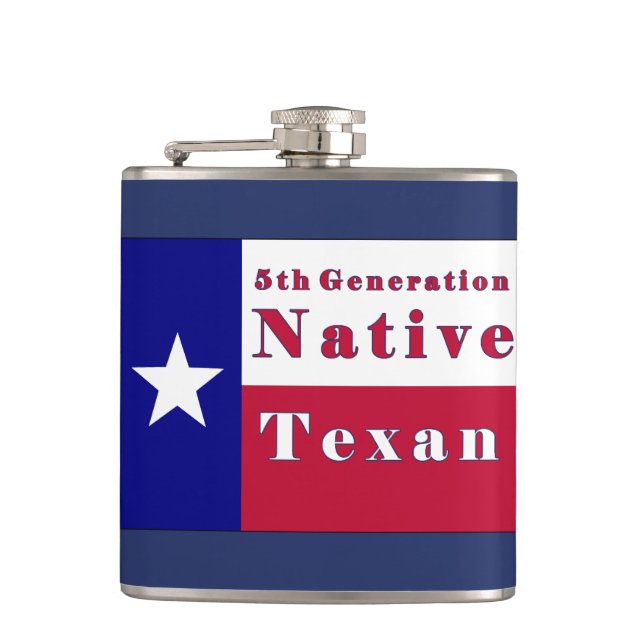 5:e Generation Native Texan Flagga Fickplunta (Framsidan)