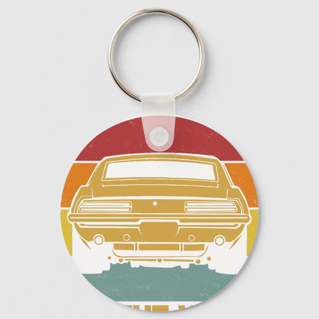 5:e generationens Chevy Camaro SS RS 2 baksida Nyckelring (Framsida)