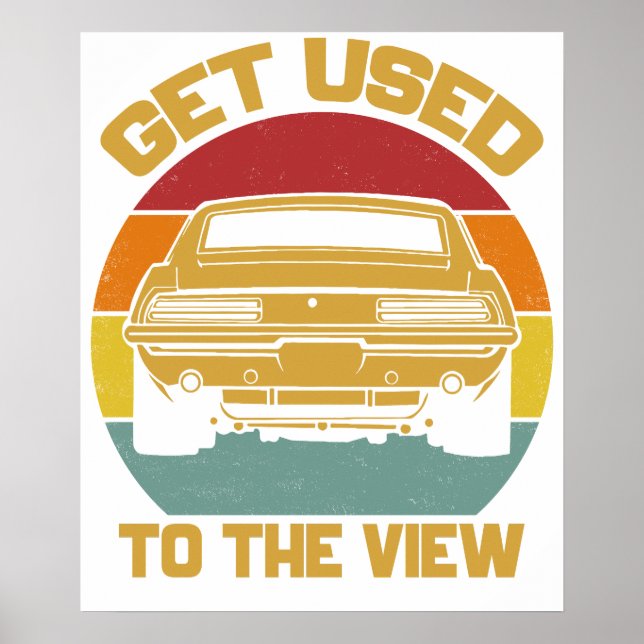 5:e generationens Chevy Camaro SS RS 2 baksida Poster (Framsidan)