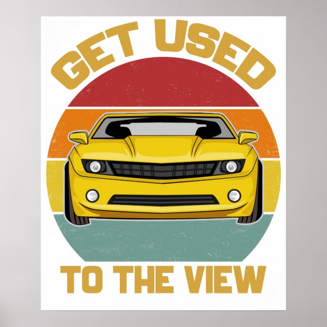 5:e generationens Chevy Camaro SS RS Poster (Framsidan)