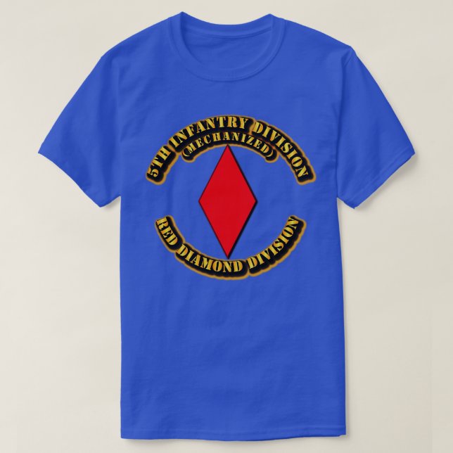 5:e infanteridivisionen Red Diamond Division T Shirt (Design framsida)