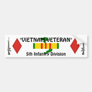 5:e infanteridivisionens dekalpärmbiljett bildekal