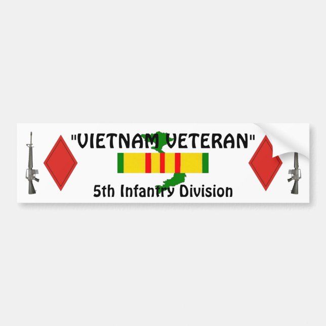 5:e infanteridivisionens dekalpärmbiljett bildekal (Framsidan)