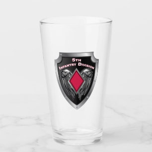 5:e infantry Division Anpassningsbar Shield Glaskopp