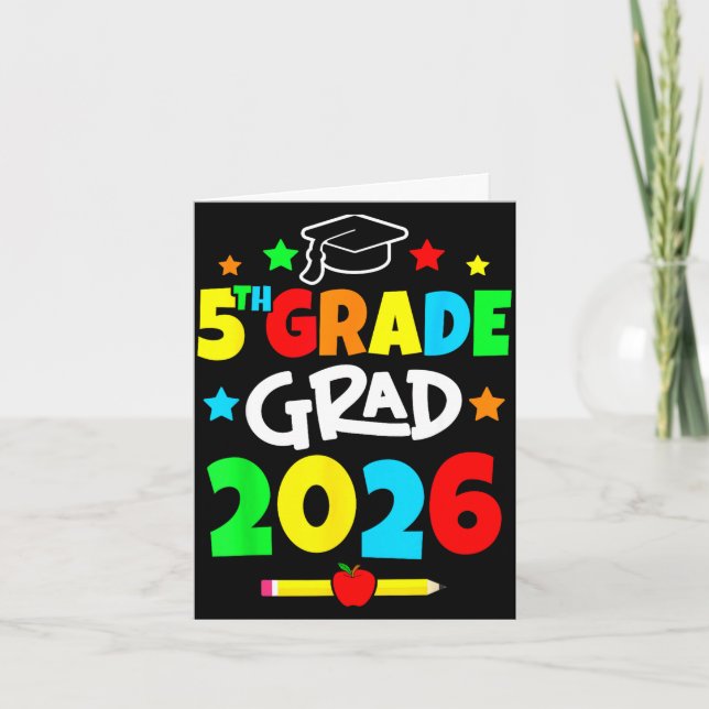 5:e klass 2026 femte klass examen grundskola  kort (Framsida)