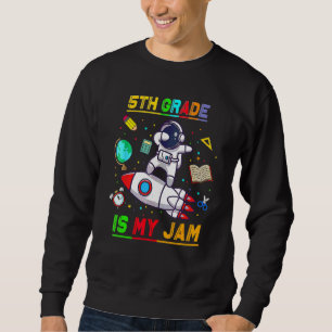 5:e klass är min grej Astronaut tillbaka till sko Lång Ärmad Tröja