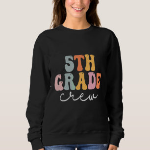 5:e klass besättning Retro Groovy Kvinnor Glad för T Shirt