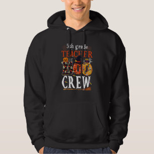 5:e klass Boo besättning lärare barn Halloween kos Hoodie