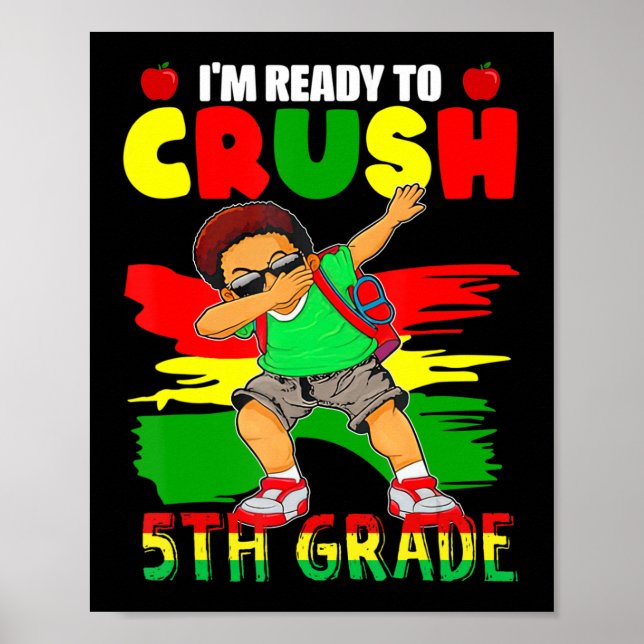 5:e Klass Dabbing Black African Boys Tillbaka till Poster (Framsidan)