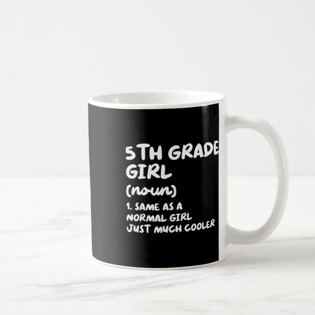 5:e klass flicka definition kul tillbaka till skol kaffemugg (Höger)