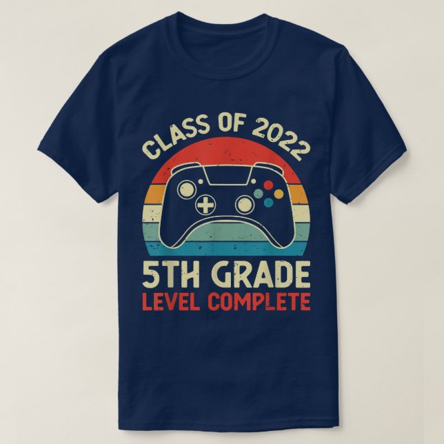 5:e Klass-fullklassen 2022 Studenten  T Shirt (Design framsida)