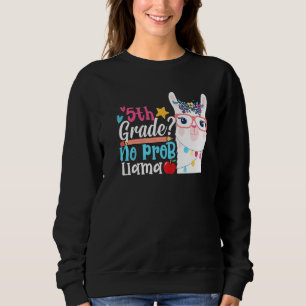 5:e klass Ingen Prob Llama Första Skoldagen Lärare T Shirt