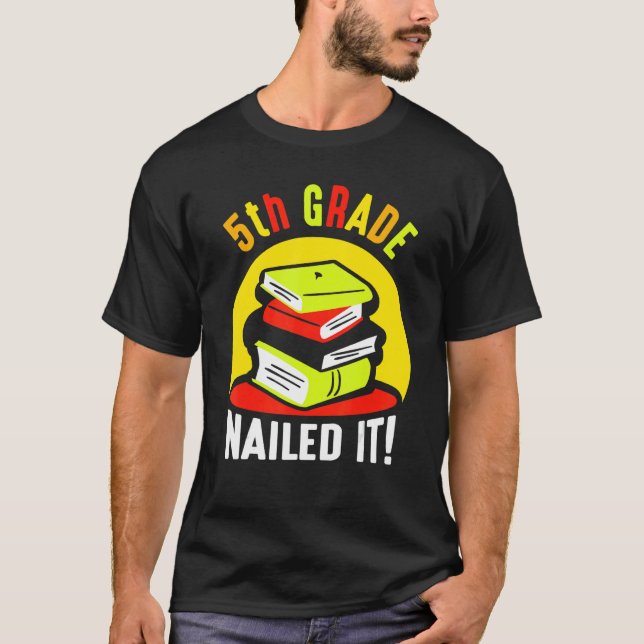 5:e Klass-klassen för skolgraderpupil T Shirt (Framsida)