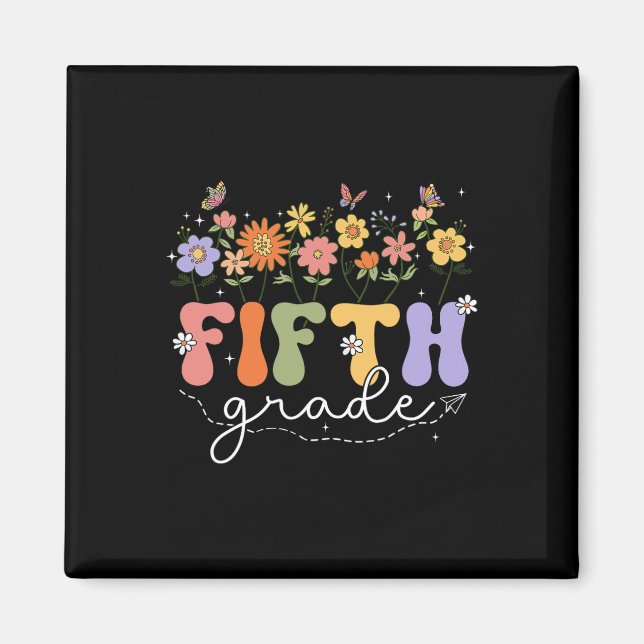 5:e klass lärare Wildflower Ck till skolan Fl Magnet (Framsidan)