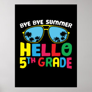 5:e Klass-läraren Hej 5:e Klass Poster