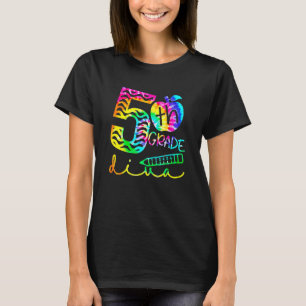 5:e Klass-läraren Kid Tie Dye tillbaka till S T Shirt