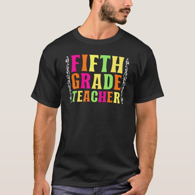 5:e Klass Lärarskolan Jobbutbildning Te T Shirt (Framsida)