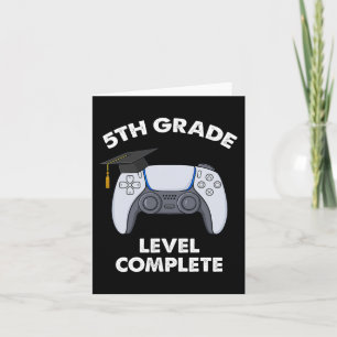 5:e Klass-nivån - färdigt Studenten Gamer Boys Sch Kort