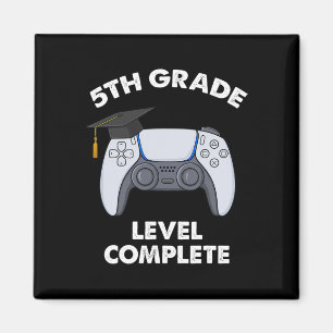 5:e Klass-nivån - färdigt Studenten Gamer Boys Sch Magnet