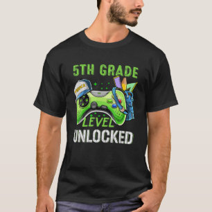 5:e Klass-nivån olåst apparat första dagen-skol T Shirt