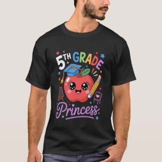 5:e klass prinsessa tillbaka till skolan tjej roli t shirt