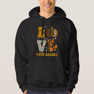 5:e klass Pumpalärare Student Kärlek Halloween C Hoodie