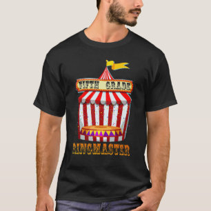 5:e Klass Ringmaster Teacher Circus Carnival tillb T Shirt