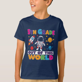 5:e Klass-Student-lärarområdet Astronaut Space T Shirt