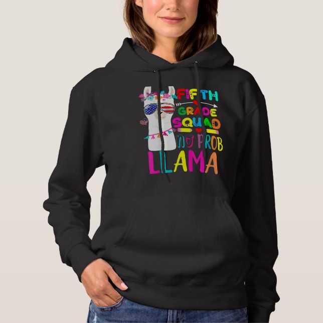 5:e Klass-torget, ingen professor Llama-lärare til T Shirt (Framsida)