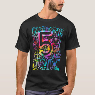 5:e klass typografiteam femte klass lärare tillbak t shirt
