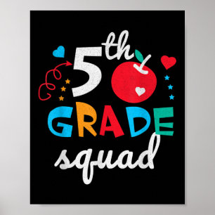5:e klassens gäng pojkar tjejer lärare Snygg tillb Poster