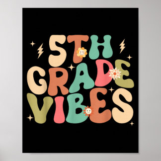 5:e klassens vibbar Groovy tillbaka till skolan Poster