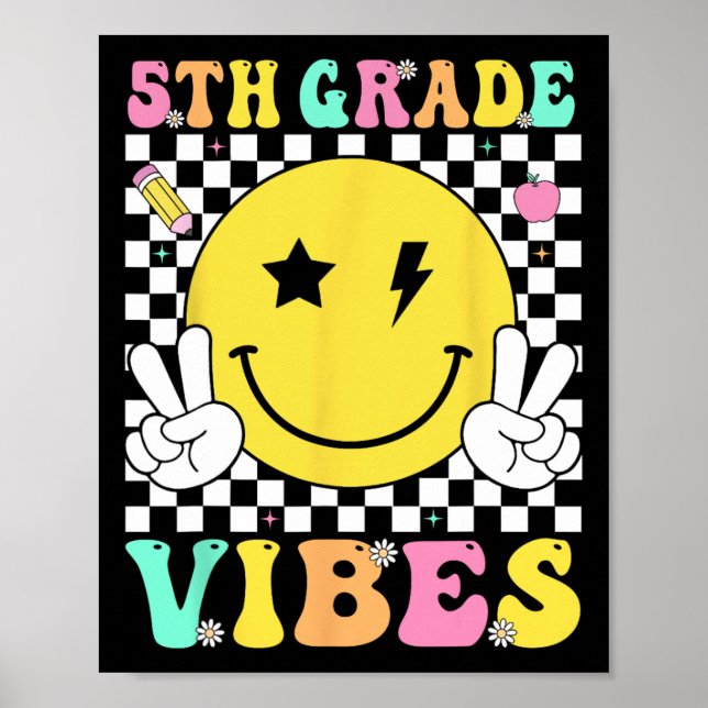 5:e klassens vibbar lärare barn femte klass laget  poster (Framsidan)
