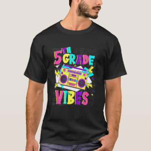 5:e klassens vibbar stereo elev lärare tillbaka ti t shirt