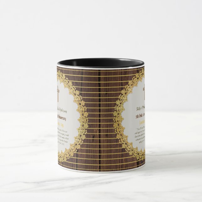 5:e ordningens årsdag WOOD - ANY CLERGY Mugg (Center)