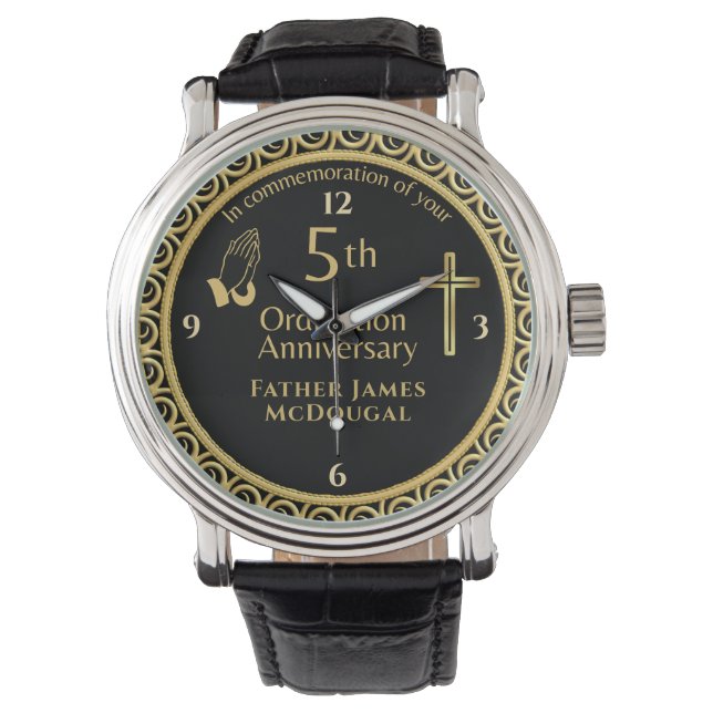 5:E PERSONLIGEN för orderårsdag Armbandsur (Framsida)