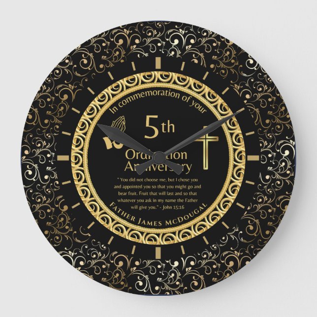 5:E PERSONLIGEN för orderårsdag Stor Klocka (Framsida)
