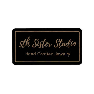 5:e Sister Studio-etikett Adressetikett