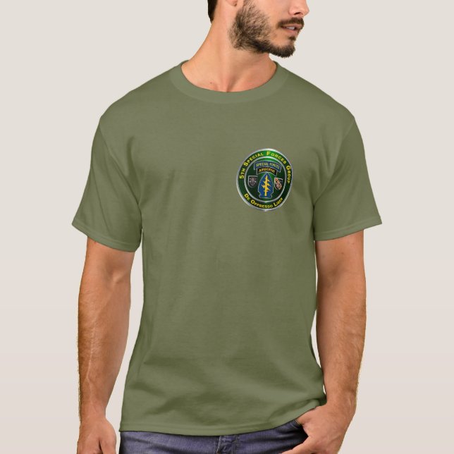 5:e Specialförbandsgruppen Luftburen T Shirt (Framsida)