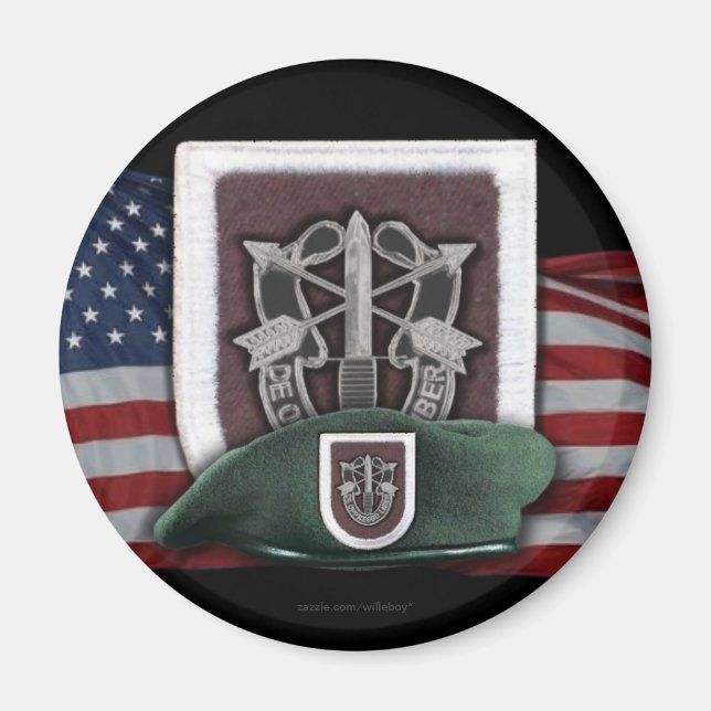5:e speciella krafter, blixtmagnet Fort Campbell Magnet (Framsidan)