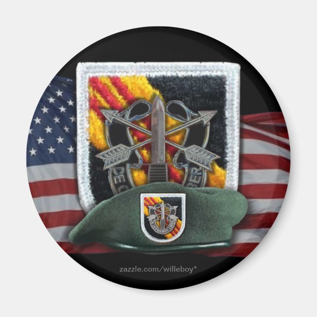 5:e speciella styrgruppen flash-vietnam-magnet-vet magnet (Framsidan)