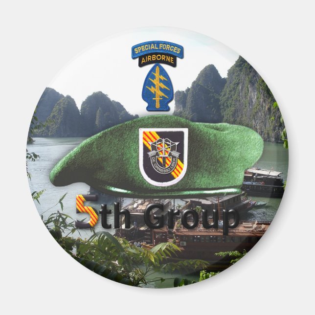 5:e Speciella styrgruppen SF SFG Veterans Vets Magnet (Framsidan)