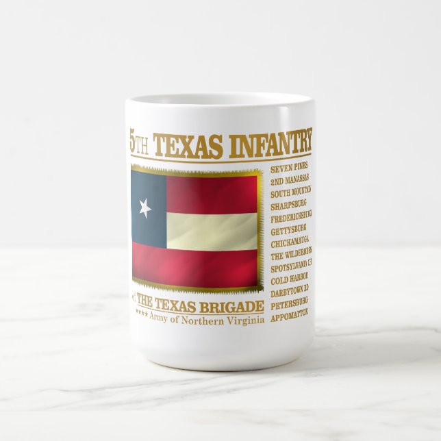5:e Texas Infantry (BA2) Kaffemugg (Center)