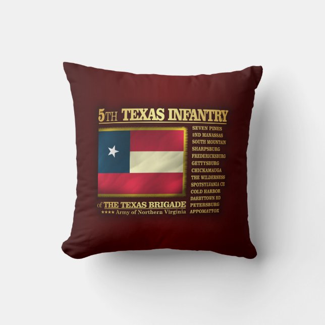 5:e Texas Infantry (BA2) Kudde (Framsida)