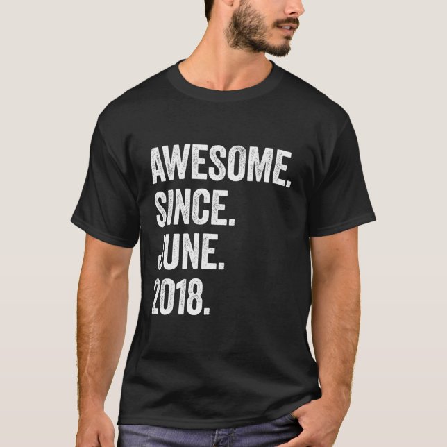 5 Fantastisk sedan juni 2018 5 T Shirt (Framsida)